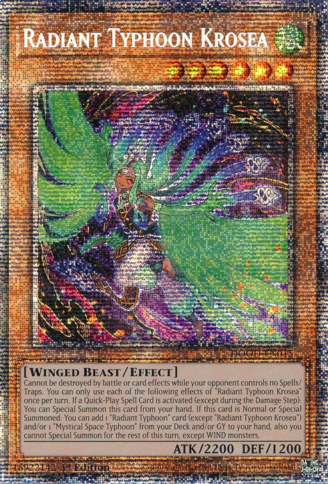 Radiant Typhoon Krosea (Starlight Rare) [DOOD-EN015] Starlight Rare | Gear Gaming Fayetteville