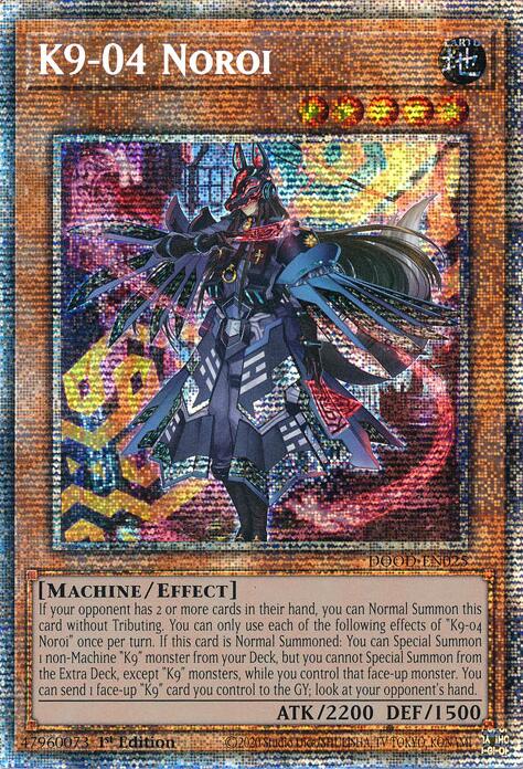 K9-04 Noroi (Starlight Rare) [DOOD-EN025] Starlight Rare | Gear Gaming Fayetteville