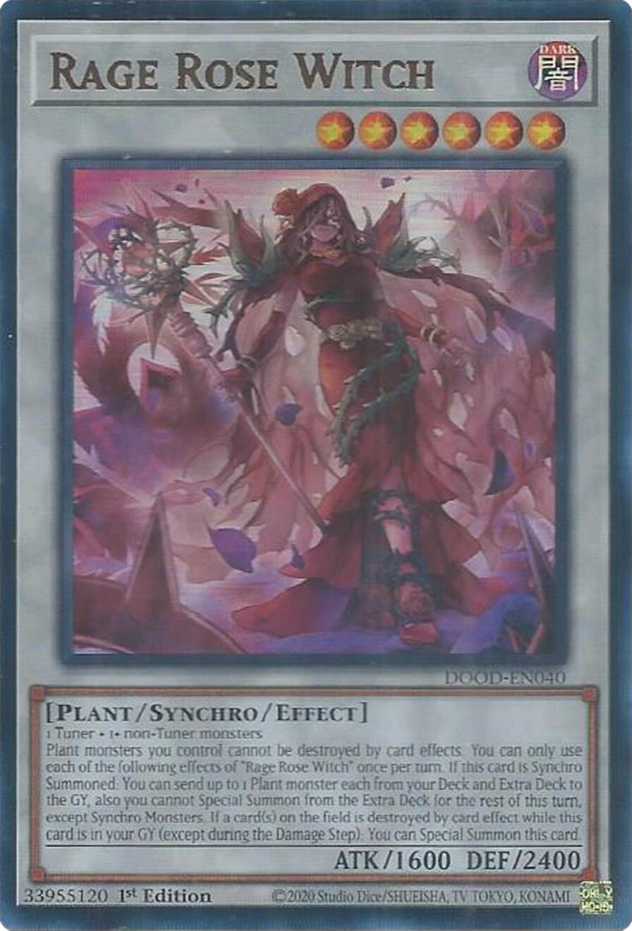 Rage Rose Witch [DOOD-EN040] Ultra Rare | Gear Gaming Fayetteville