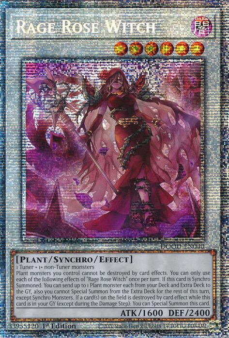 Rage Rose Witch (Starlight Rare) [DOOD-EN040] Starlight Rare | Gear Gaming Fayetteville