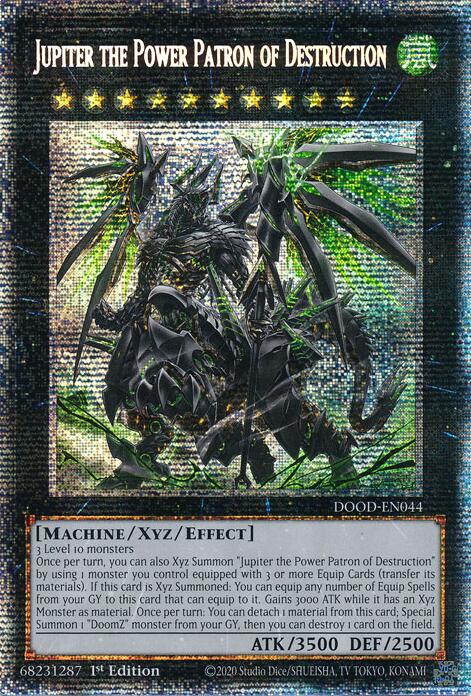 Jupiter the Power Patron of Destruction (Starlight Rare) [DOOD-EN044] Starlight Rare | Gear Gaming Fayetteville