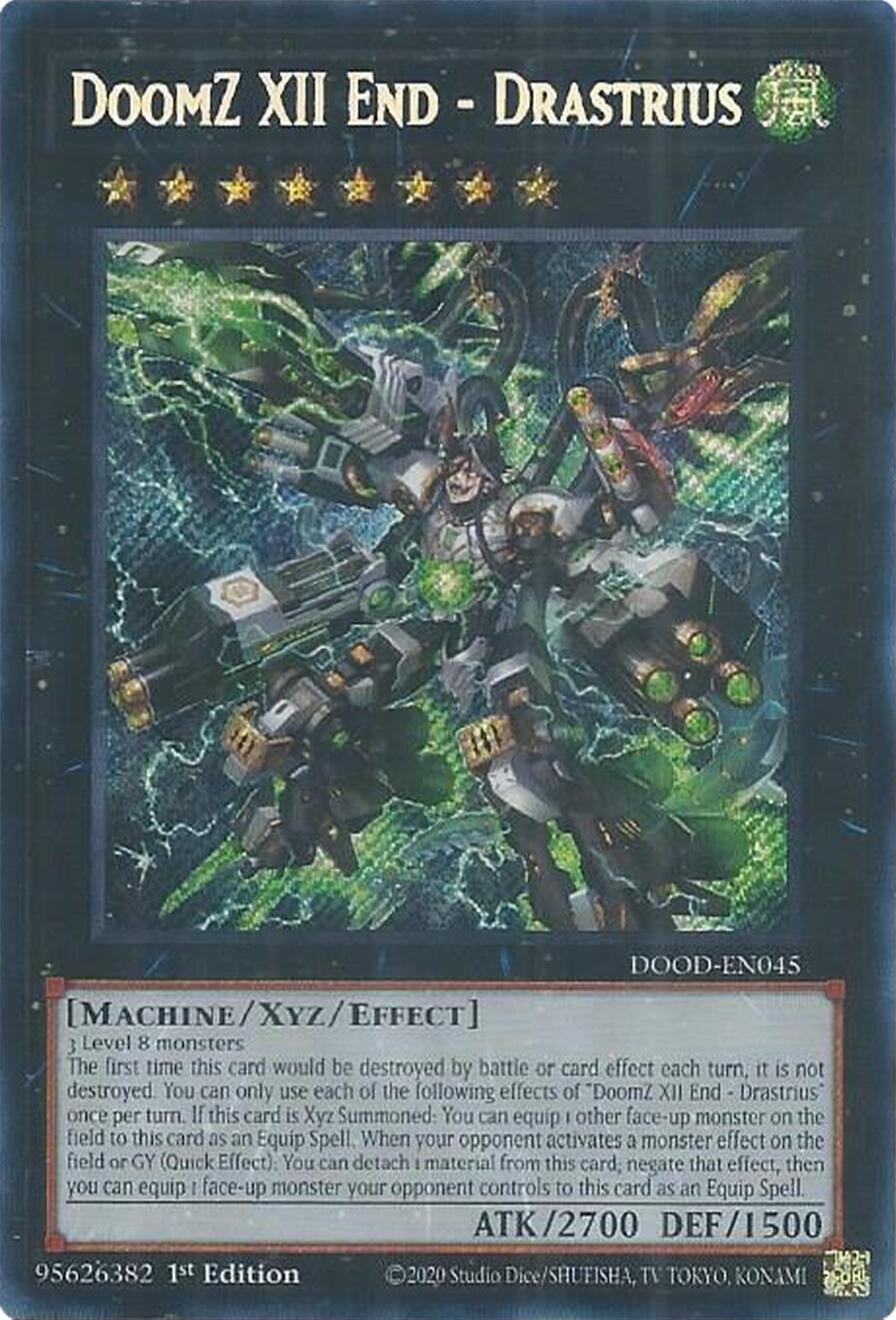 DoomZ XII End - Drastrius [DOOD-EN045] Secret Rare | Gear Gaming Fayetteville