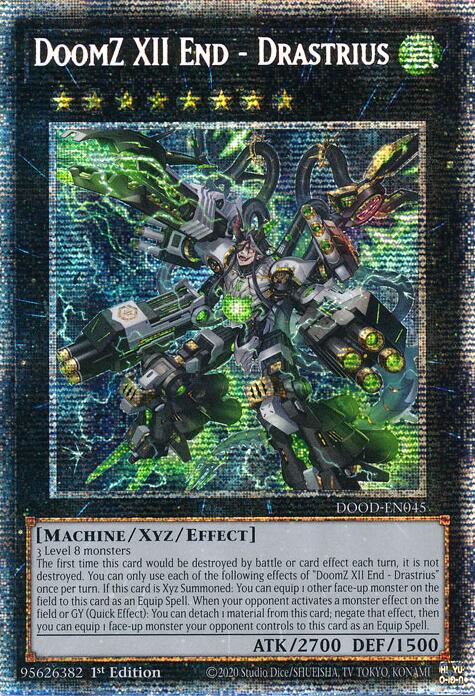 DoomZ XII End - Drastrius (Starlight Rare) [DOOD-EN045] Starlight Rare | Gear Gaming Fayetteville