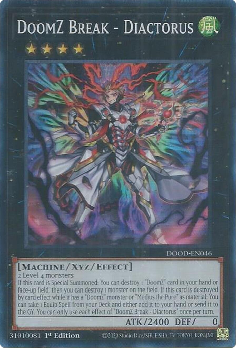 DoomZ Break - Diactorus [DOOD-EN046] Super Rare | Gear Gaming Fayetteville