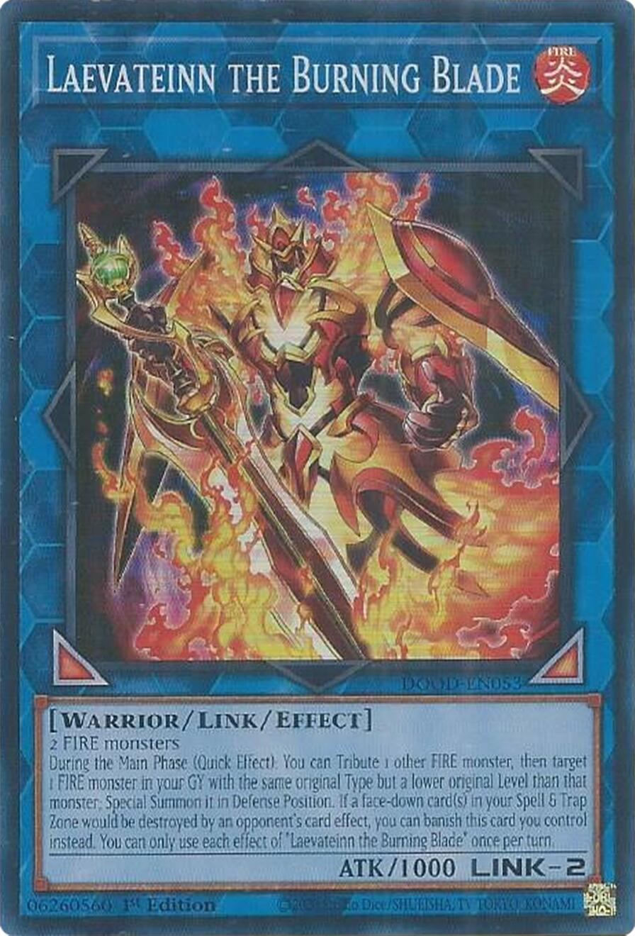 Laevateinn the Burning Blade [DOOD-EN053] Super Rare | Gear Gaming Fayetteville