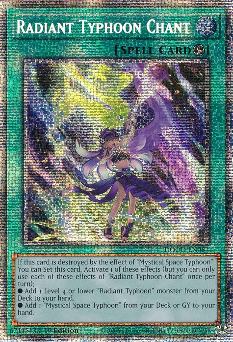 Radiant Typhoon Chant (Starlight Rare) [DOOD-EN061] Starlight Rare | Gear Gaming Fayetteville