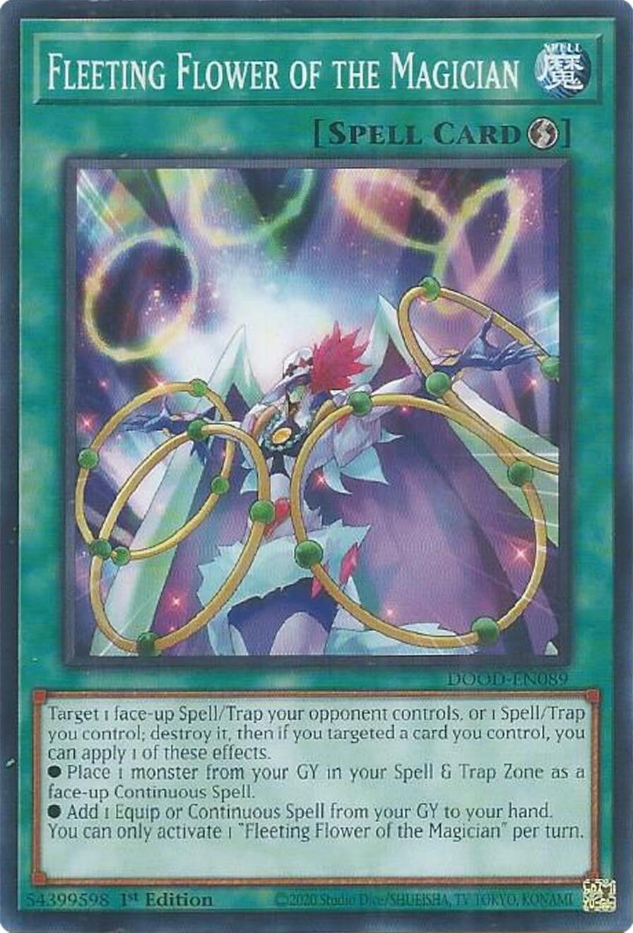 Fleeting Flower of the Magician [DOOD-EN089] Common | Gear Gaming Fayetteville