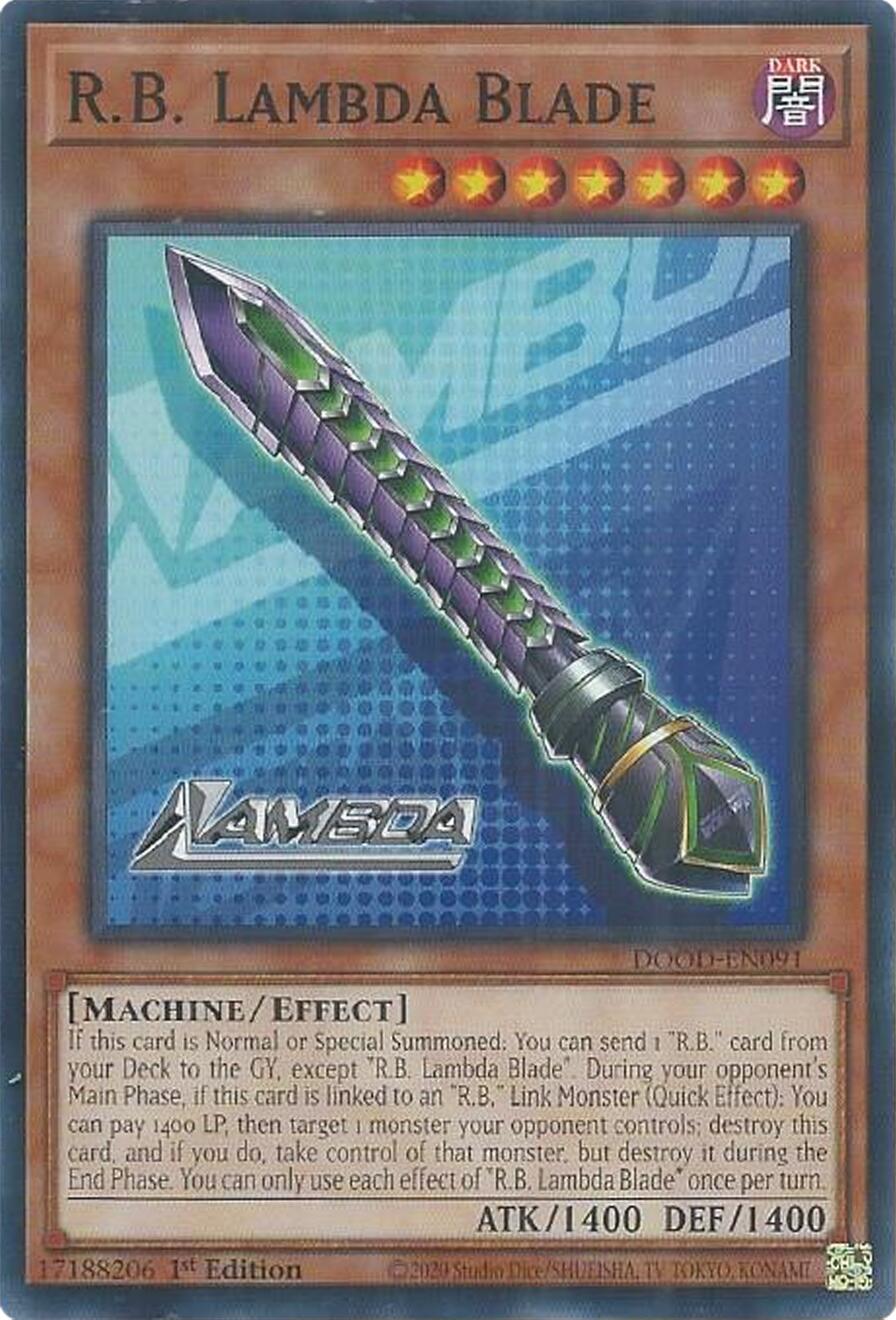 R.B. Lambda Blade [DOOD-EN091] Common | Gear Gaming Fayetteville