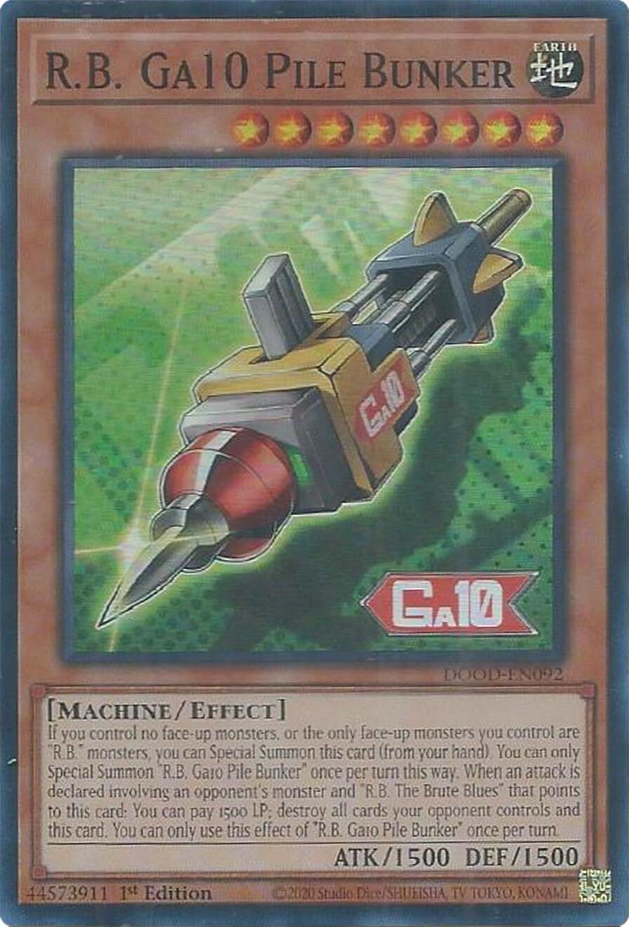 R.B. Ga10 Pile Bunker [DOOD-EN092] Super Rare | Gear Gaming Fayetteville
