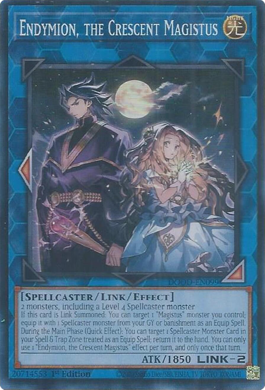 Endymion, the Crescent Magistus [DOOD-EN099] Super Rare | Gear Gaming Fayetteville