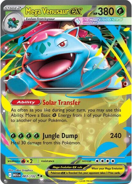 Mega Venusaur ex (003/132) [Mega Evolution: Base Set] | Gear Gaming Fayetteville