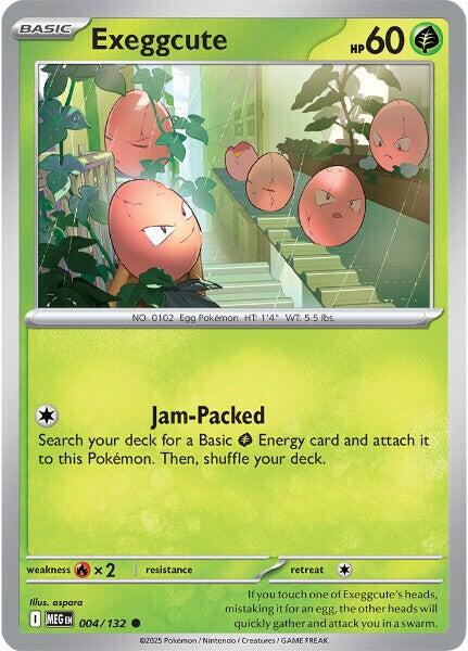 Exeggcute (004/132) [Mega Evolutions: Base Set] | Gear Gaming Fayetteville