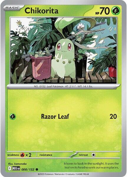 Chikorita (008/132) [Mega Evolution: Base Set] | Gear Gaming Fayetteville