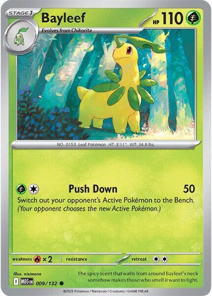 Bayleef (009/132) [Mega Evolutions: Base Set] | Gear Gaming Fayetteville