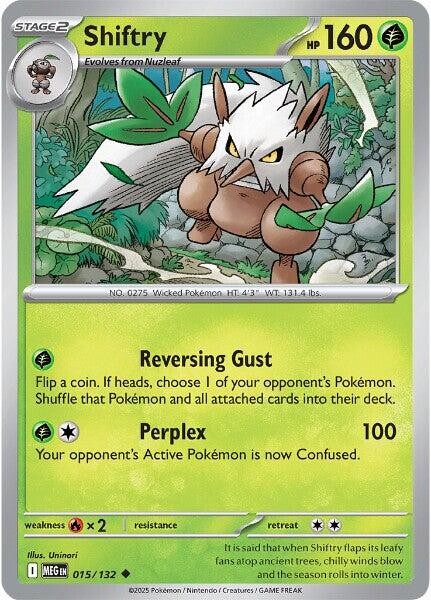 Shiftry (015/132) [Mega Evolution: Base Set] | Gear Gaming Fayetteville