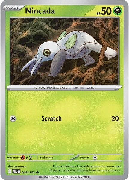 Nincada (016/132) [Mega Evolutions: Base Set] | Gear Gaming Fayetteville