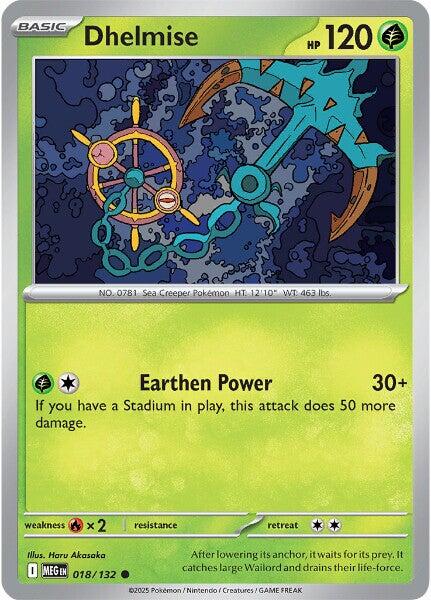 Dhelmise (018/132) [Mega Evolution: Base Set] | Gear Gaming Fayetteville