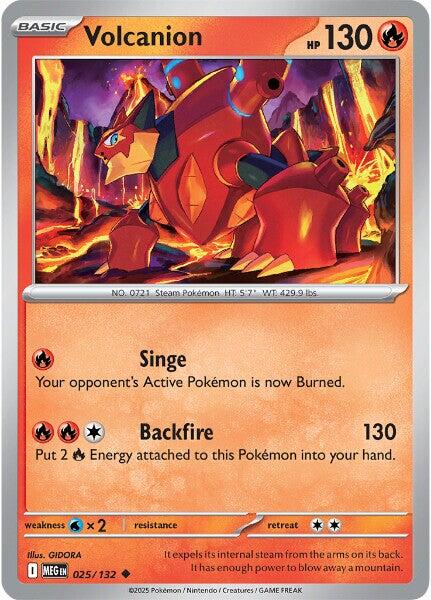 Volcanion (025/132) [Mega Evolution: Base Set] | Gear Gaming Fayetteville