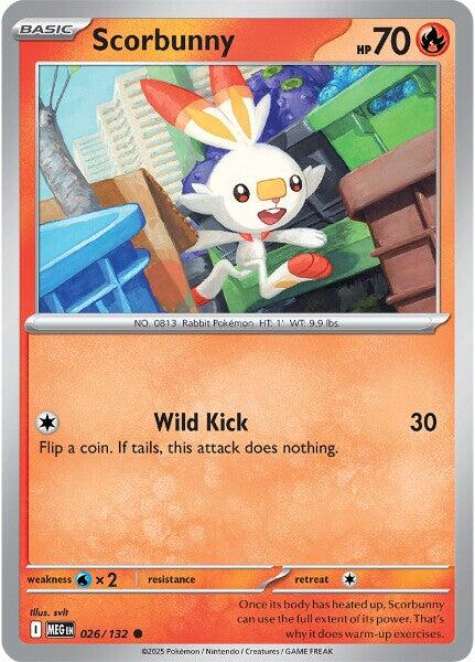 Scorbunny (026/132) [Mega Evolutions: Base Set] | Gear Gaming Fayetteville