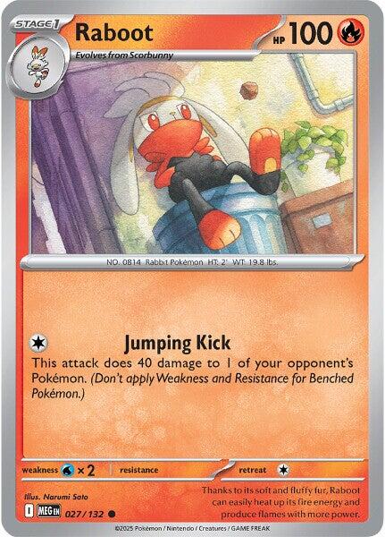 Raboot (027/132) [Mega Evolution: Base Set] | Gear Gaming Fayetteville