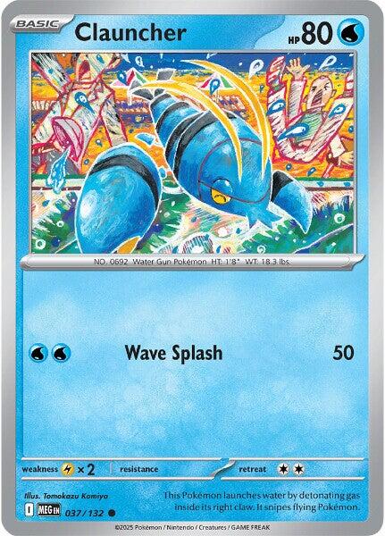 Clauncher (037/132) [Mega Evolutions: Base Set] | Gear Gaming Fayetteville