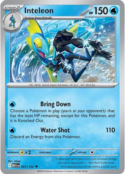 Inteleon (041/132) [Mega Evolutions: Base Set] | Gear Gaming Fayetteville