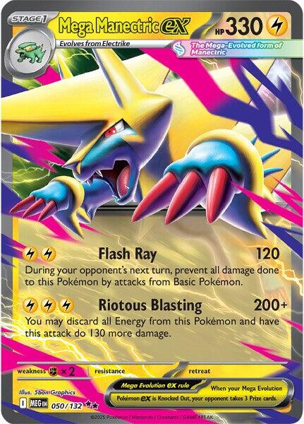 Mega Manectric ex (050/132) [Mega Evolution: Base Set] | Gear Gaming Fayetteville
