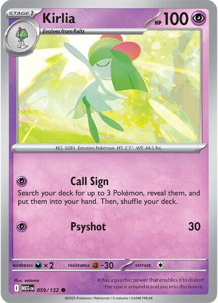 Kirlia (059/132) [Mega Evolution: Base Set] | Gear Gaming Fayetteville
