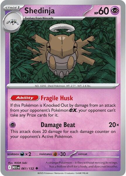 Shedinja (061/132) [Mega Evolution: Base Set] | Gear Gaming Fayetteville