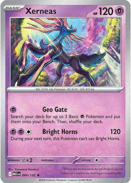 Xerneas (064/132) [Mega Evolutions: Base Set] | Gear Gaming Fayetteville