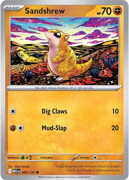 Sandshrew (068/132) [Mega Evolution: Base Set] | Gear Gaming Fayetteville