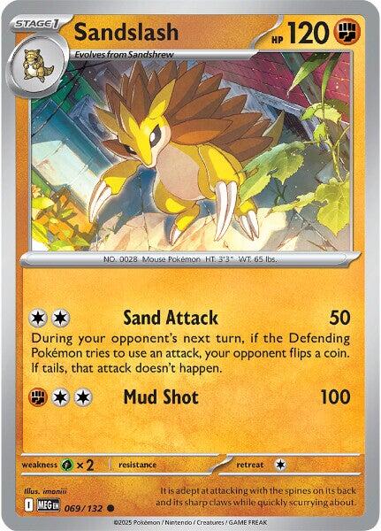 Sandslash (069/132) [Mega Evolution: Base Set] | Gear Gaming Fayetteville