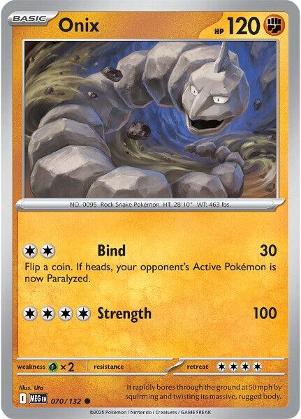 Onix (070/132) [Mega Evolution: Base Set] | Gear Gaming Fayetteville