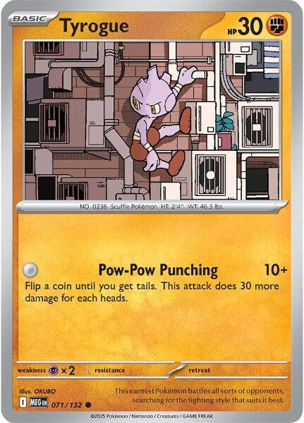 Tyrogue (071/132) [Mega Evolution: Base Set] | Gear Gaming Fayetteville