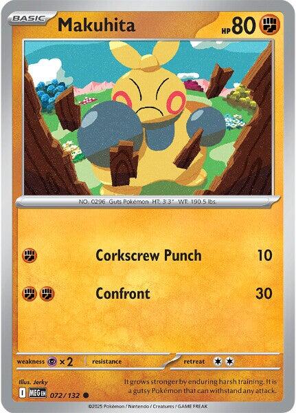 Makuhita (072/132) [Mega Evolution: Base Set] | Gear Gaming Fayetteville