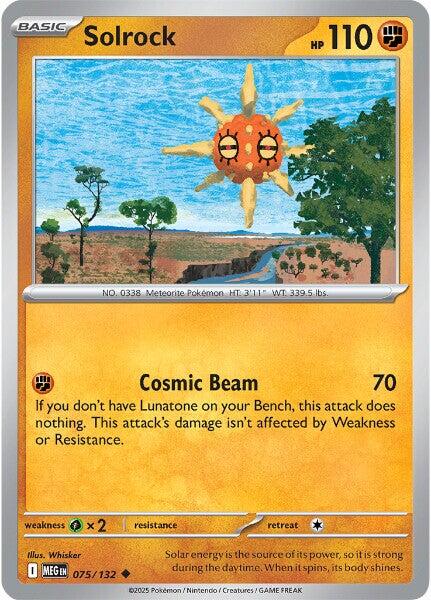Solrock (075/132) [Mega Evolution: Base Set] | Gear Gaming Fayetteville