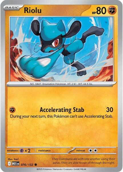 Riolu (076/132) [Mega Evolution: Base Set] | Gear Gaming Fayetteville