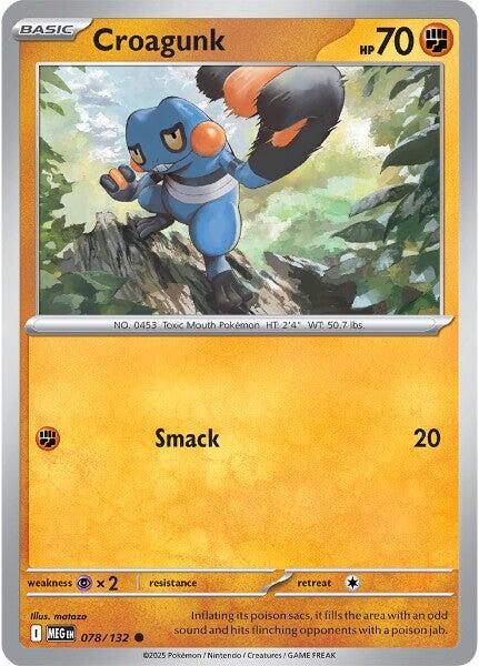 Croagunk (078/132) [Mega Evolutions: Base Set] | Gear Gaming Fayetteville