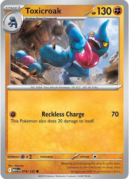 Toxicroak (079/132) [Mega Evolution: Base Set] | Gear Gaming Fayetteville