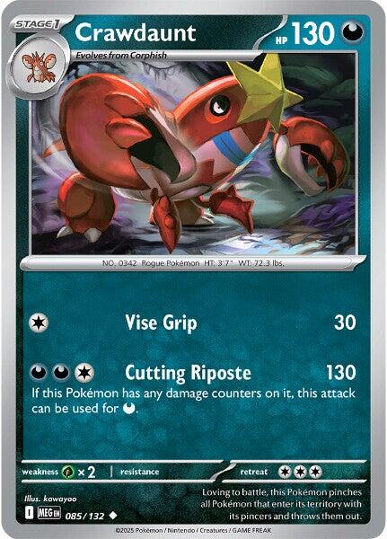 Crawdaunt (085/132) [Mega Evolution: Base Set] | Gear Gaming Fayetteville