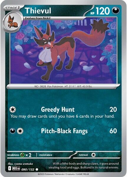 Thievul (090/132) [Mega Evolution: Base Set] | Gear Gaming Fayetteville