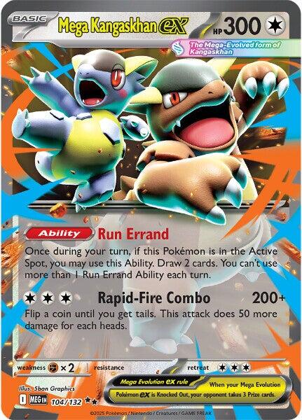 Mega Kangaskhan ex (104/132) [Mega Evolution: Base Set] | Gear Gaming Fayetteville