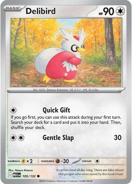 Delibird (105/132) [Mega Evolution: Base Set] | Gear Gaming Fayetteville