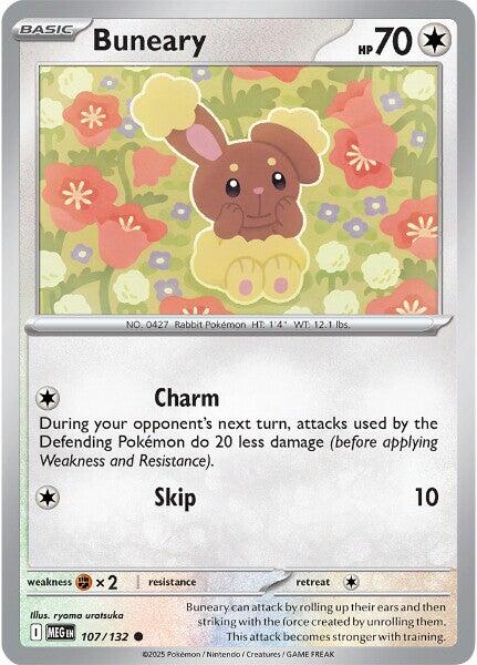 Buneary (107/132) [Mega Evolutions: Base Set] | Gear Gaming Fayetteville
