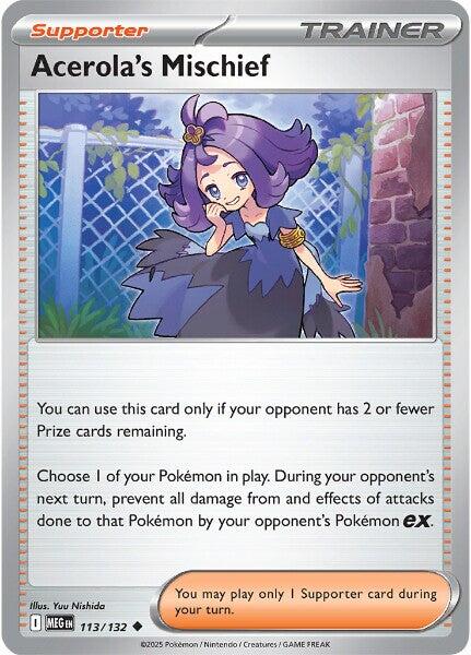 Acerola's Mischief (113/132) [Mega Evolutions: Base Set] | Gear Gaming Fayetteville