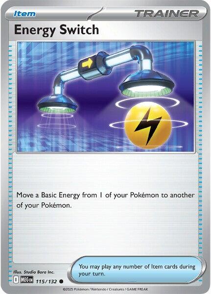 Energy Switch (115/132) [Mega Evolutions: Base Set] | Gear Gaming Fayetteville