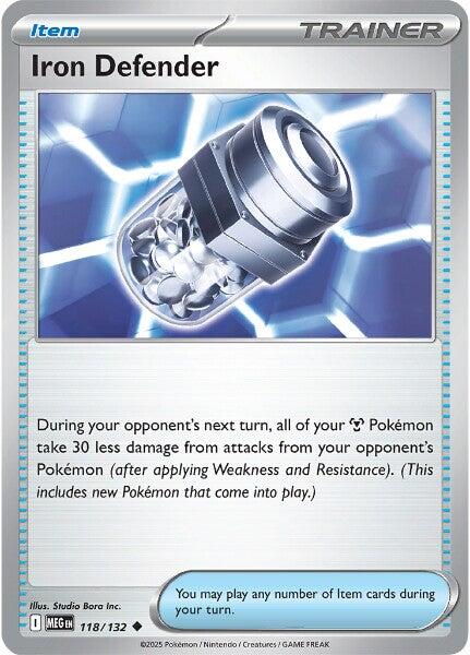 Iron Defender (118/132) [Mega Evolution: Base Set] | Gear Gaming Fayetteville