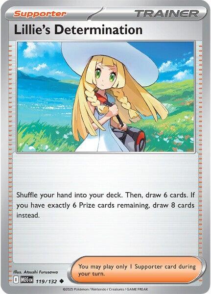 Lillie's Determination (119/132) [Mega Evolutions: Base Set] | Gear Gaming Fayetteville