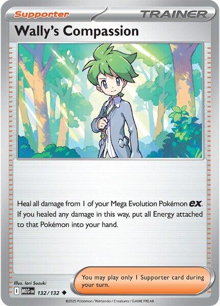 Wally's Compassion (132/132) [Mega Evolutions: Base Set] | Gear Gaming Fayetteville