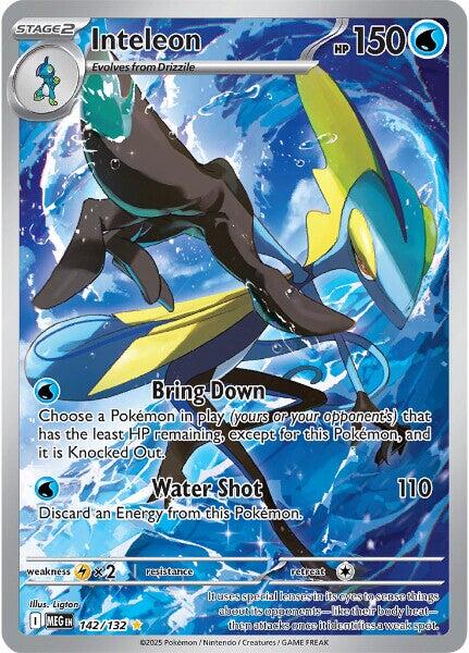 Inteleon (142/132) [Mega Evolution: Base Set] | Gear Gaming Fayetteville
